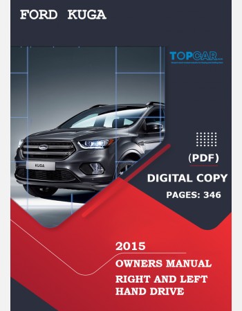 ford kuga 2015 owners manual